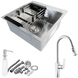 Комплект кухонної мийкиKroner KRP Geb&uuml;rstet 5050HM CS0335 фото 1