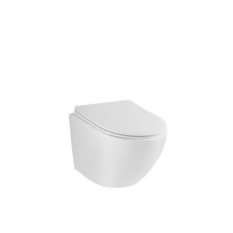 Унитаз подвесной Kroner KRP - C934UF Rimless 370х360х480 мм, сиденье Slim Duroplast / Soft-close / Quick relase CV031646 фото
