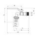 Кран для полива Karro 1/2" PN40 никелированный KR-2001 CV007626 фото 2