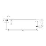 Держатель для душа Kroner Element 2142111401Z-0101 CV036167 фото