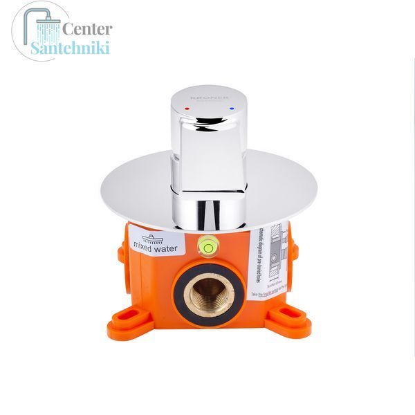 Смеситель скрытого монтажа Kroner KRP Basis - C080 CV024299 фото