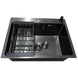 Кухонна мийка з нержавіючої сталі 4-в-1 (комплект) Kraft NANO BLACK PVD Декор HS60*45 (3.0/1.0 мм) Змішувач для кухні з висувним шлангом Kroner CS3570 фото 3