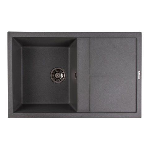 Гранитная мойка для кухни Platinum 7950 Selena матовая Серый муссон 4025 фото