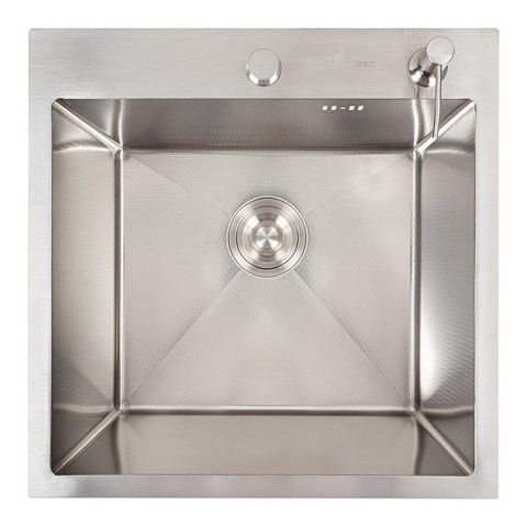 Кухонная мойка 50*50 DECOR нержавейка VALESO Handmade (3,0/1,0) 42620 фото