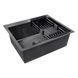 Комплект кухонной мойки KRP Schwarze - 6050HM PVD CS948 фото 2
