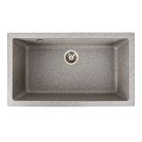Гранітна мийка для кухні Platinum 7945 Paruana матова Сіра 39806 фото