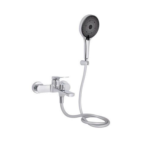 Смеситель для ванны Qtap Slavonice (c душевым гарнитуром) QTSLV259CRM48034 Chrome SD00054158 фото
