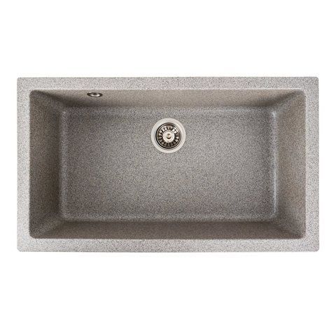 Гранитная мойка для кухни Platinum 7945 Paruana серая 39806 фото