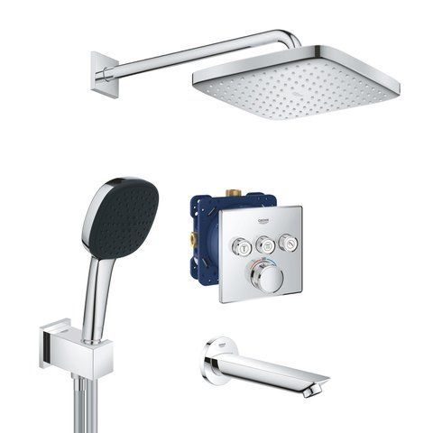 Душевая система скрытого монтажа термостатическая Grohe QuickFix SmartControl UA202802C3 CV033609 фото