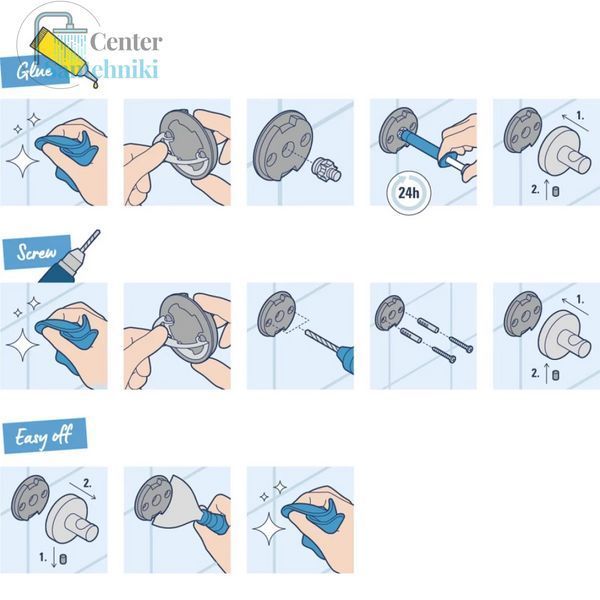 Полиця для душу Grohe QuickFix Start Cube з гачками 41107000 CV035418 фото