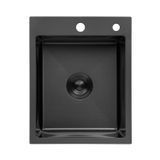 Кухонна мийка Kroner KRP PVD Schwarze - 4050HM (3,0/1,0 мм) CV035374 фото