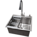 Комплект кухонной мойка Kraft KRF 5050 decor (3.0/1.0 мм) CS25091 фото 8