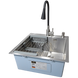 Комплект кухонної мийки Kraft KRF 5050 decor (3.0/1.0 мм) CS25241 фото 1