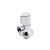 Кран приборный для подключения Karro 1/2"x3/4" НН хромированный KR-3120 New CV022652 фото