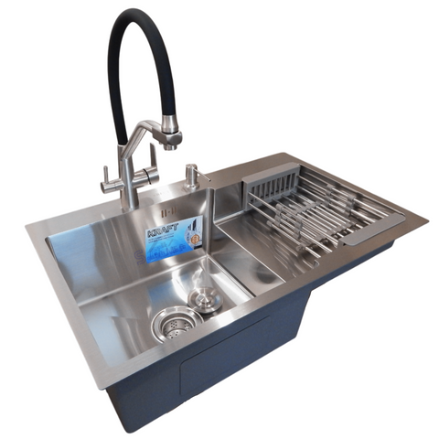 Кухонная мойка 4-в-1 (комплект) Kraft Handmade HS R 780х480 (3.0/1.0 мм) CS25293 фото