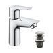 Смеситель для раковины Grohe QuickFix Start Edge S-Size с донный клапаном 23898001 CV031932 фото 1