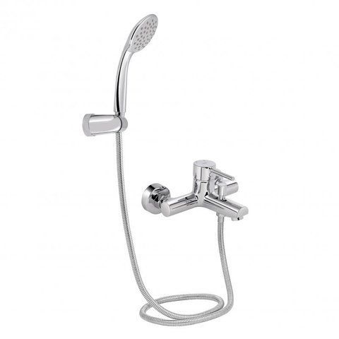 Змішувач для ванни Qtap Spring (з душовим гарнітуром) QTSPRCRM006 Chrome SD00002939 фото