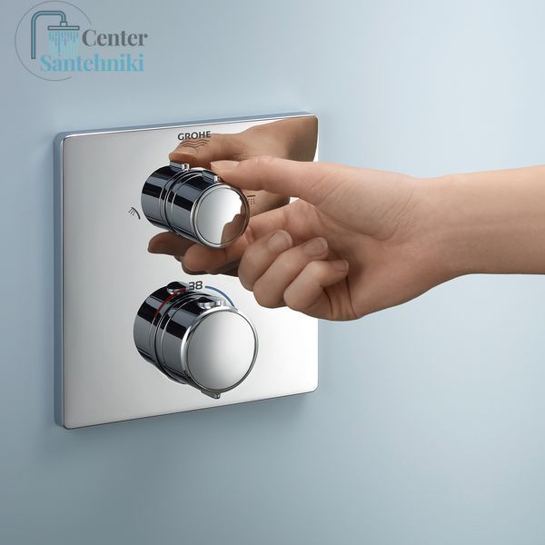 Душевая система скрытого монтажа термостатическая Grohe QuickFix Precision Grohtherm Cube 34882000 CV033298 фото