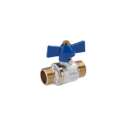 Кран шаровой Valves 1/2" НН PN30 синяя бабочка CV015550 фото