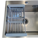 Комплект кухонної мийки Kraft KRF 6045 DECOR (3.0/1.0 мм) CS2072 фото 10
