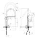 Комплект кухонної мийки Kraft KRF 6045 DECOR (3.0/1.0 мм) CS2072 фото 22