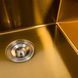 Кухонная мойка Platinum Handmade PVD золото 50*50/220 3,0/1,5 мм корзина и дозатор в комплекте 2744 фото 6