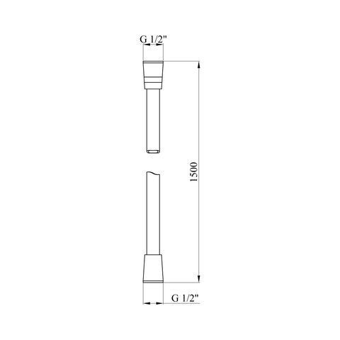 Шланг для душа Kroner Element 2860912923Z-5301 CV036162 фото