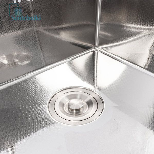 Кухонная мойка CM 78*50 L D&Eacute;COR нержавейка VALESO Handmade (3.0/1.0) 44563 фото