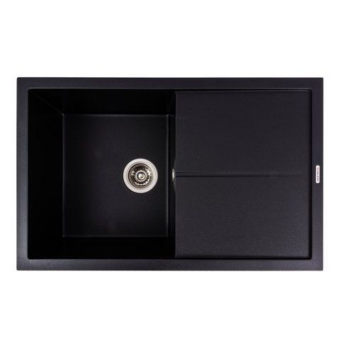Гранитная мойка для кухни VALESO MAGNUM 7950 Черная 51430 фото