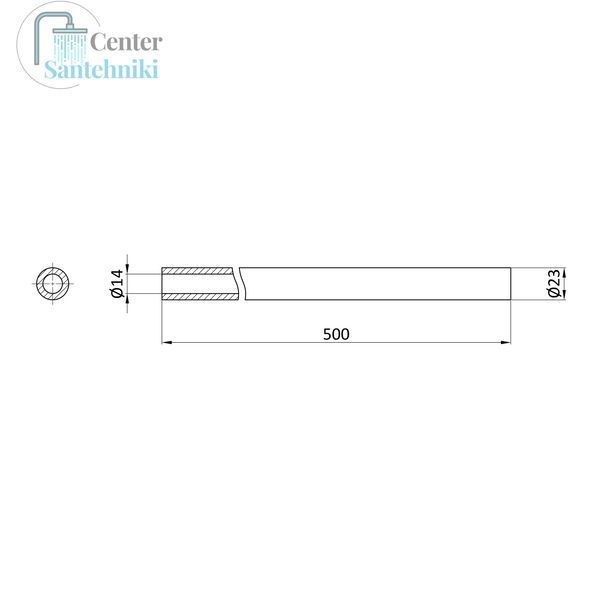 Сменный гибкий шланг для смесителя, силикон, цвет серый, Pllen&oacute; Kitchen Line ST430020 фото