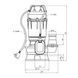 Насос фекальний Grandwater WQD12-10-1,5 кВт CV009920 фото 4