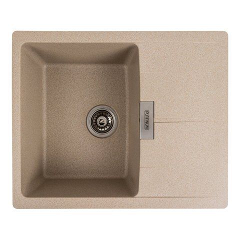 Гранитная мойка для кухни Platinum 6250 ZIRKONE матовый Сафари 41593 фото