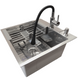 Комплект кухонной мойки Kraft HM 5448 DECOR (3.0/1.0 мм) CS25155 фото 2